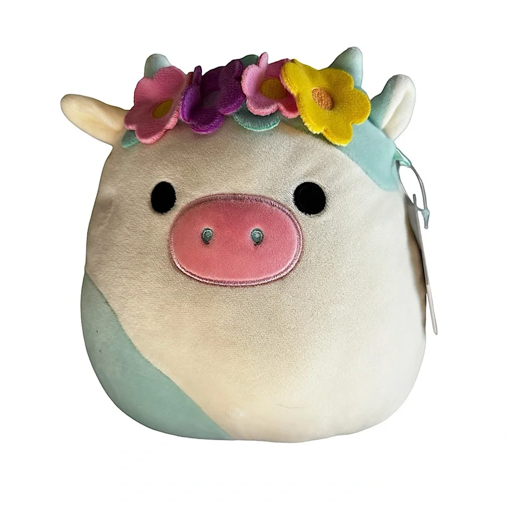 SQUISHMALLOW BELANA WITH FLOWER HEADBAND SZ8” - Picture 1 of 5